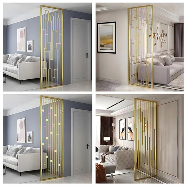 不銹鋼屏風(fēng)隔斷鏤空格柵客廳方通背景墻(圖1) 不銹鋼屏風(fēng)隔斷鏤空格柵客廳方通背景墻(圖1)