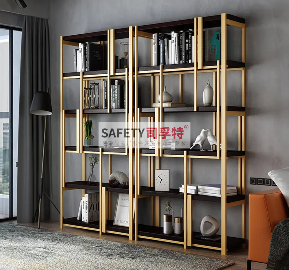 不銹鋼博古架:新中式裝修美學家具(圖3) 不銹鋼博古架:新中式裝修美學家具(圖3)