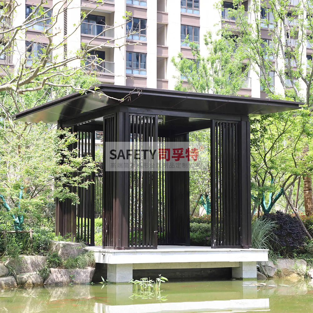 精制不銹鋼涼亭逐漸代替木質涼亭，精制不銹鋼涼亭有哪些優勢(圖1)